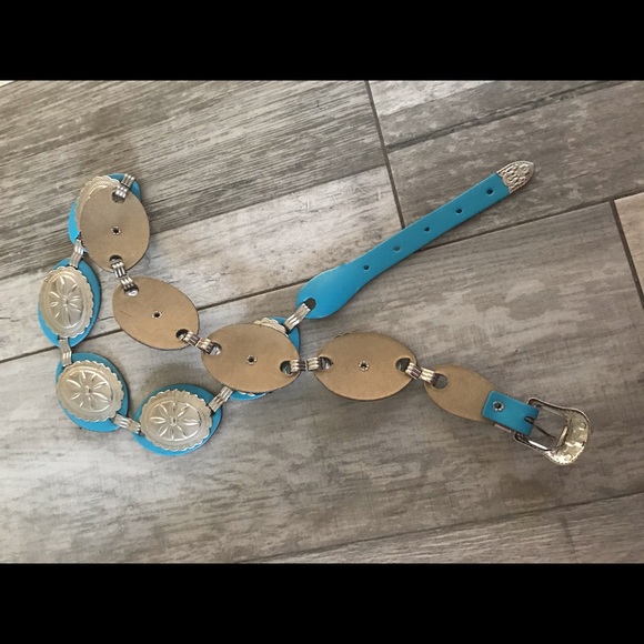 Turquoise and Silver Boho Belt - Picture 8 of 8